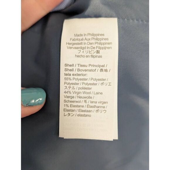 NWT J.Crew Willa Blazer in Dark Seaside Italian City Wool Blazer - Size 22 - Picture 11 of 12